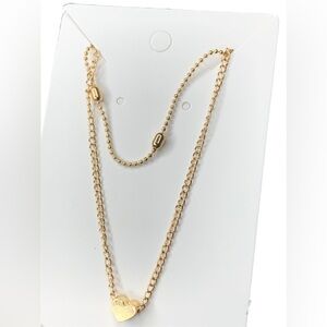 Laird gold heart necklace